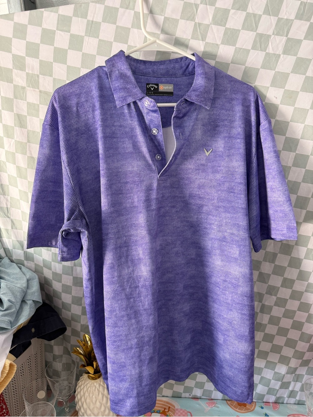 Callaway Men’s Lavender Heather Polo